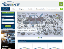 Tablet Screenshot of matchapart.com